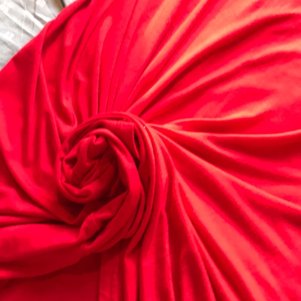cute red dress